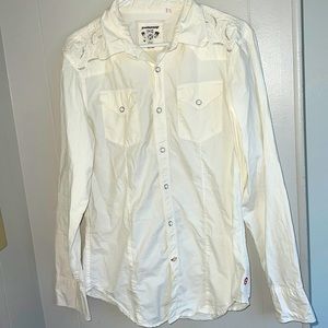 Men’s White Buttondown